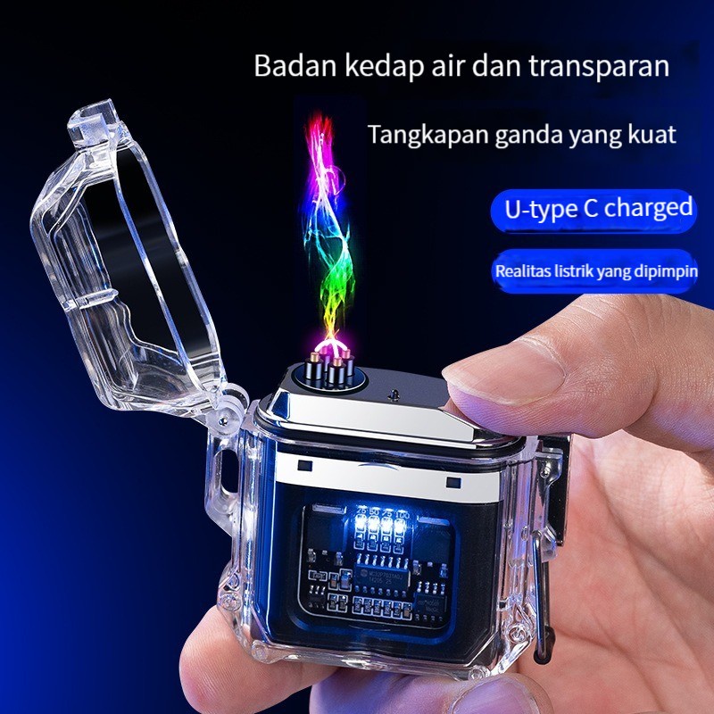 korek USB unik bisa di cas Kelas atas untuk merokok/korek api elektronik pulsa, korek api isi ulang, korek api tahan angin, korek api bebas gas, korek api murah