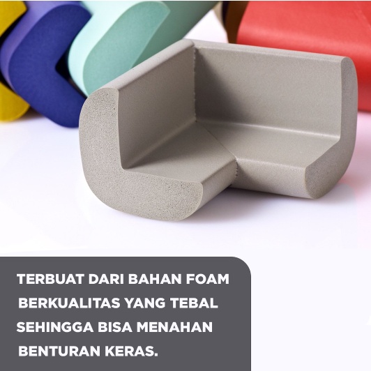 ❤ IJN ❤ PELINDUNG SUDUT MEJA DAN LEMARI | BABY SAFETY FOAM | CORNER GUARD | ANTI COLLISION CORNER FOAM | BUSA PELINGDUNG SUDUT MEJA