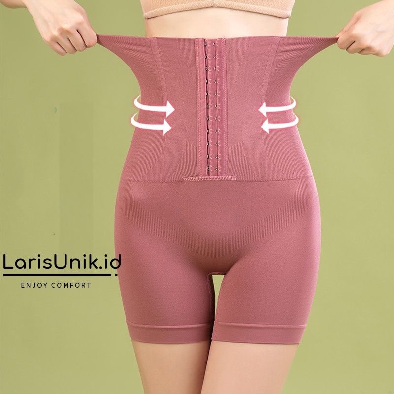 Korset Celana SEPAHA KANCING MAGNET Jumbo Seamless Slimming Pants Body Slimmer Slim Pembakar Lemak Pelangsing Pengecil Perut Buncit Pantat  Wanita Korset Celana Pendek Panjang Import Kancing Kait Magnetik Wanita Ori