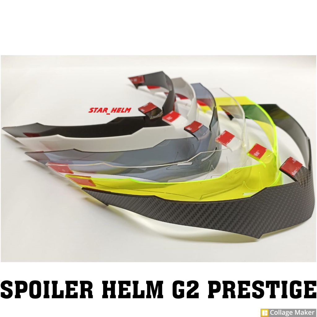 Spoiler helm G2 Prestige All Series