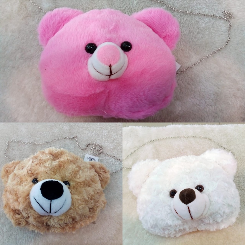 TAS BONEKA TAS ANAK TAS KEPALA BERUANG