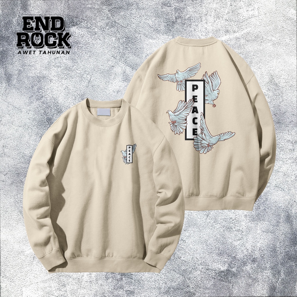 Crewneck Exclusive Original Endrock Tem Pigeons Peace DTFS127