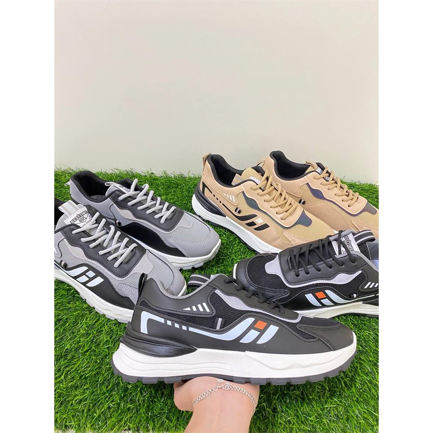 [OOS] Sepatu Sneakers Pria Fashion Trendy Warna Cakep Kualitas Buat OOTD Kualitas Import Premium -355