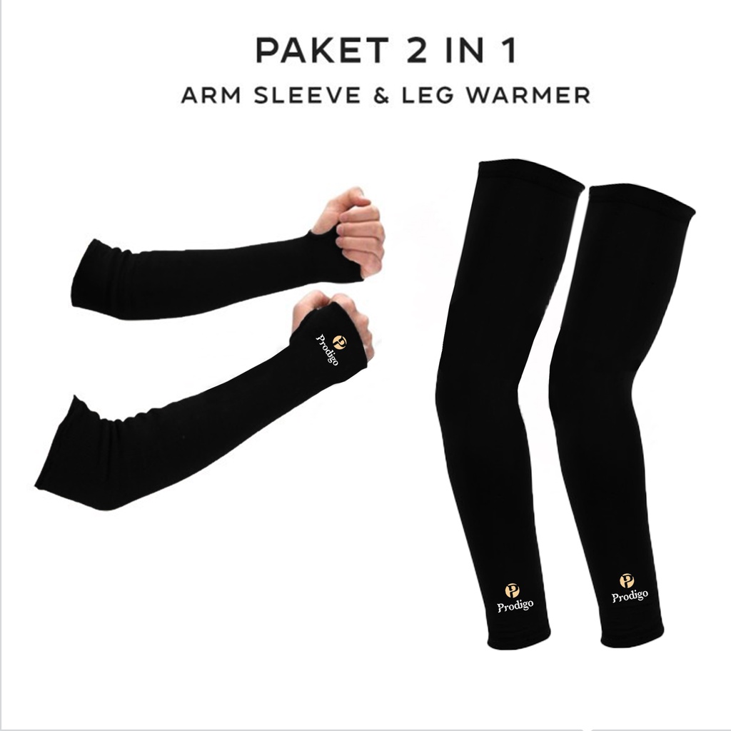 Prodigo * Arm Sleeve Sipora I Manset Tangan Original I Handsock Olahraga Unisex I Pelindung Tangan Pria Wanita-4