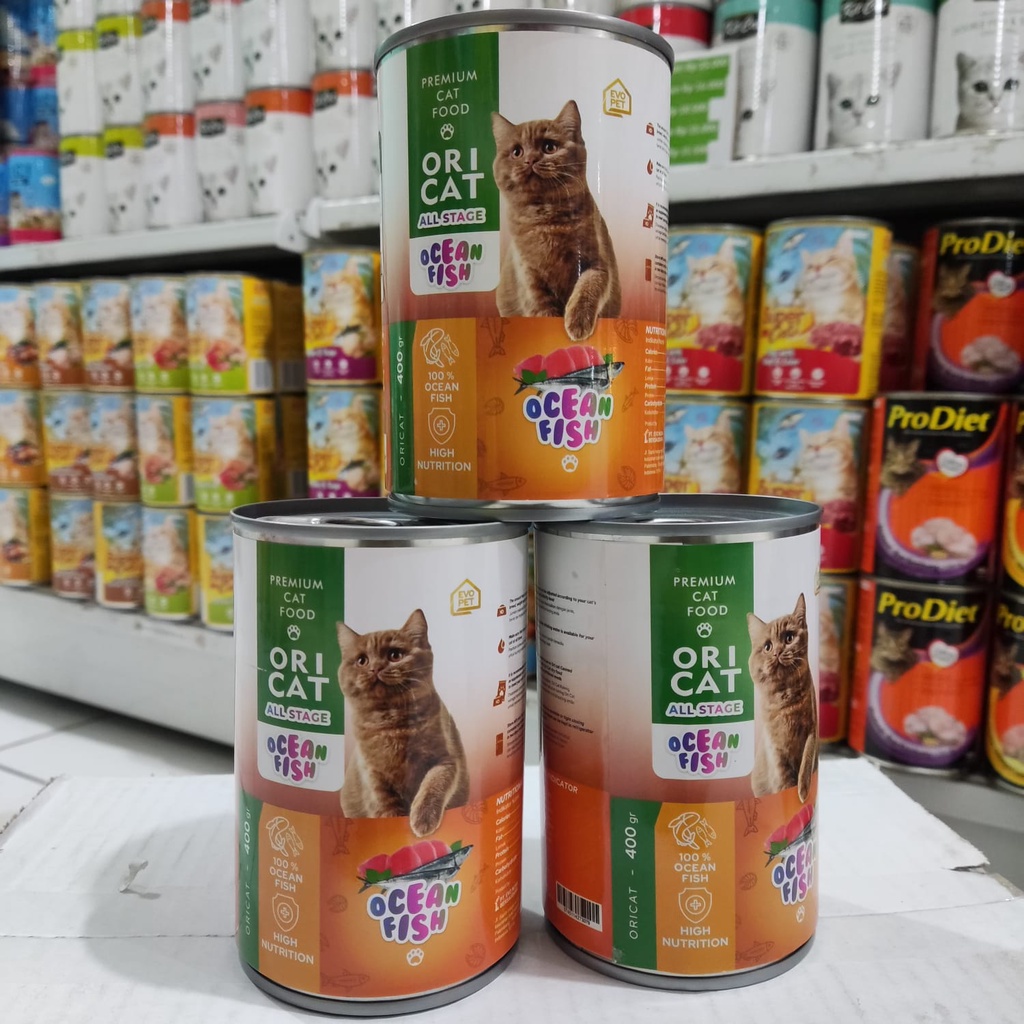 ORI CAT kaleng 400gr Makanan Kucing kaleng  wet food