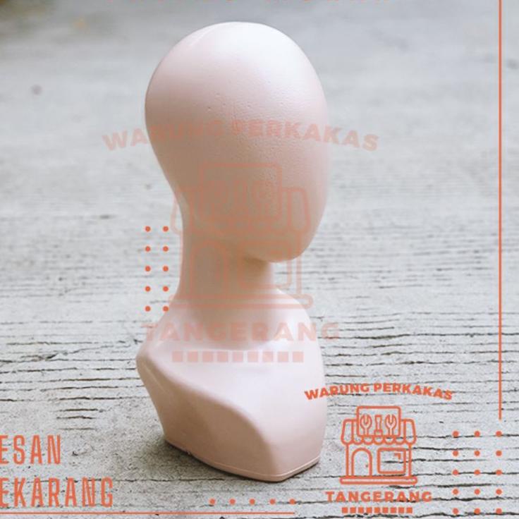 《packingaman》 Patung/Manekin Kepala Alien Dewasa/Display Wig,Hijab ,Kulit