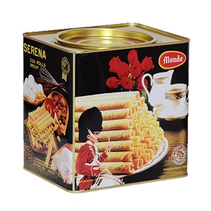 

MONDE BISCUIT SERENA EGG ROLL STANDART KLG 600g