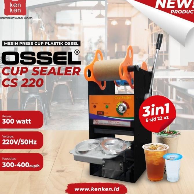 Mesin Cup Sealer Manual Ossel Mesin Cup Sealer 22Oz Mesin Press Gelas