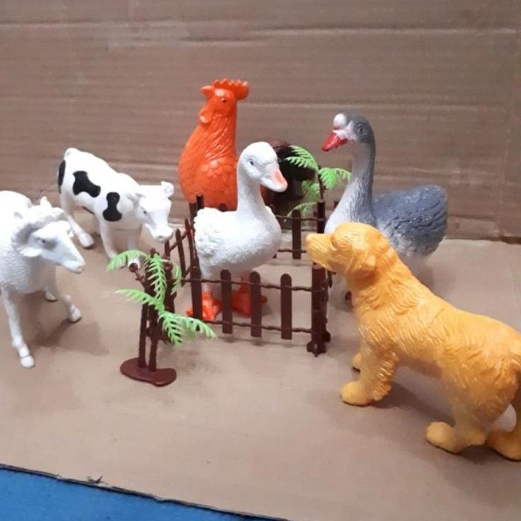 ✔️  MAINAN MINIATUR HEWAN TERNAK ANIMAL FARM