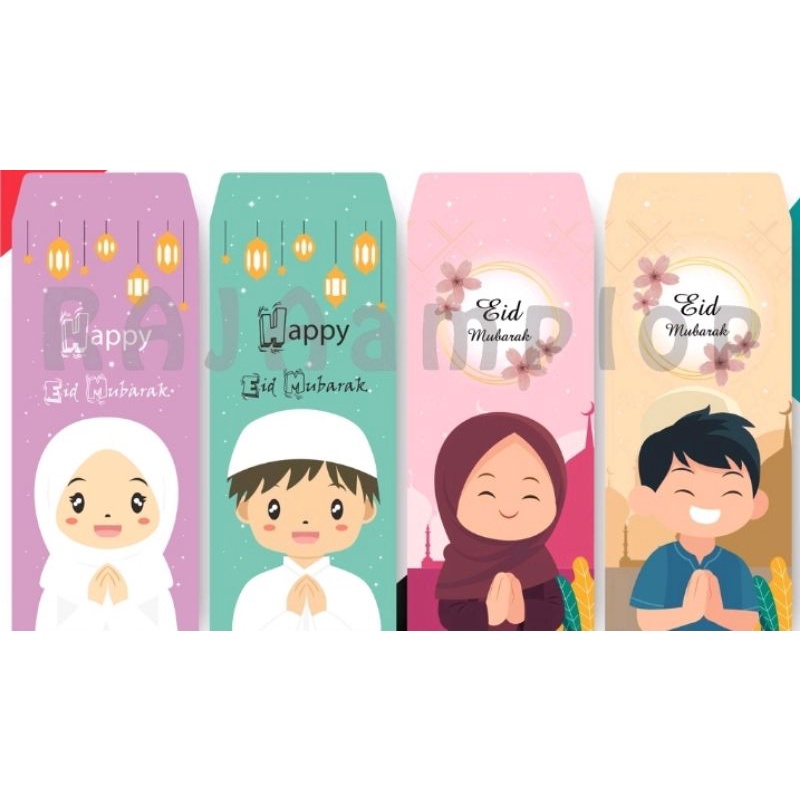 

Amplop Lebaran seukuran uang kertas