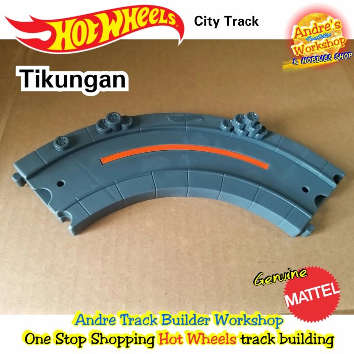 Terlaris Hotwheels Track City Expansion Track Ori Mattel Hot Wheels Track