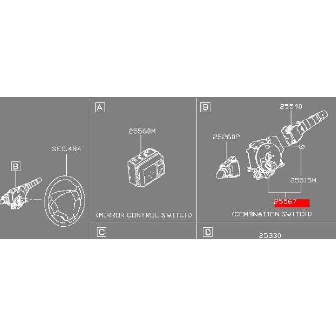 Kabel Fleksibel Spiral Klakson Nissan Livina Airbag / Non Airbag