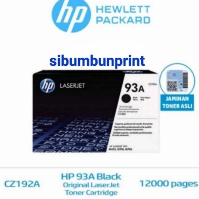 TONER HP LASERJET 93A ORIGINAL