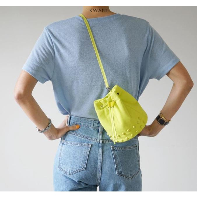 Kwani 3 Ways Studs Bucket Bag