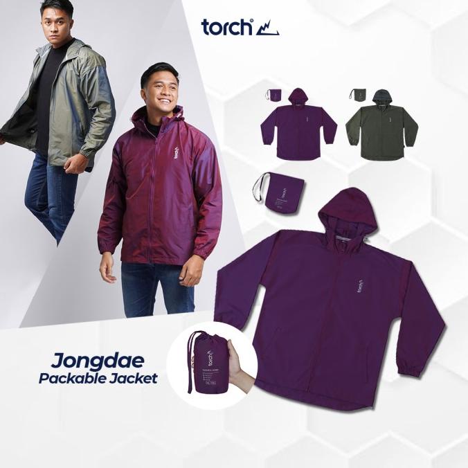 Torch Depok Jaket - Windbreaker Windproof Packable Jacket - Jongdae