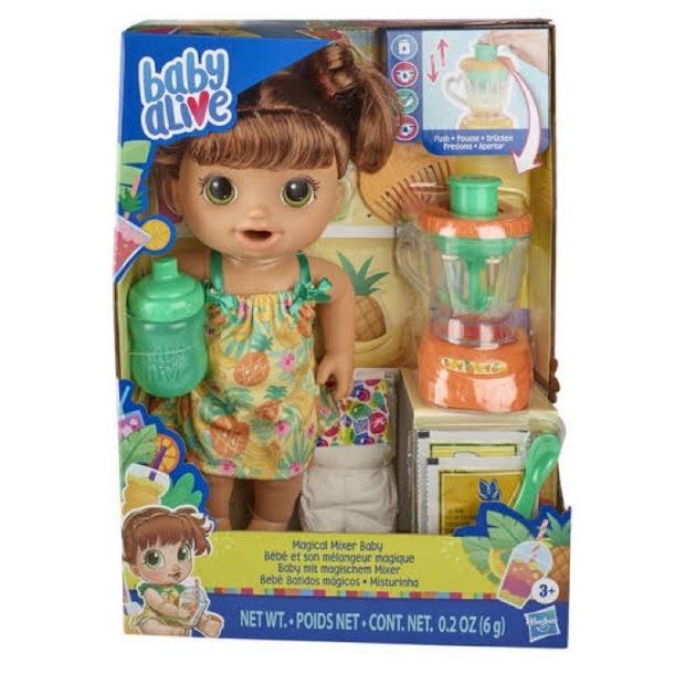 Baby Alive Magical Mixer doll tropical blender boneka bisa pipis