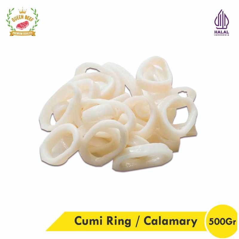 

Cumi Ring 500gr squid cumi cumi Seafood Frozen Halal