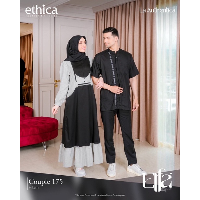 GAMIS ETHICA COUPLE 175 ( HITAM )