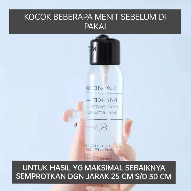 Lameila setting spray Quicksand Makeup Spray - Botol 150ml.