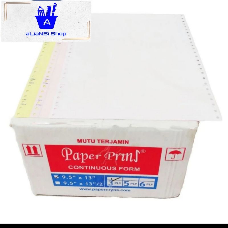 

Promo Continuous Form 9,5" x 13" (3 PLY) - merk PAPERPRYNS
