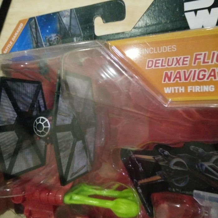 HOT SALE STAR WARS HOTWHEELS RETRO BATTLE DAMAGED FIRST ORDER TIE FIGHTER ORI TERMURAH