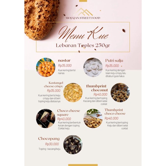 

Kue Lebaran Nastar, putri salju