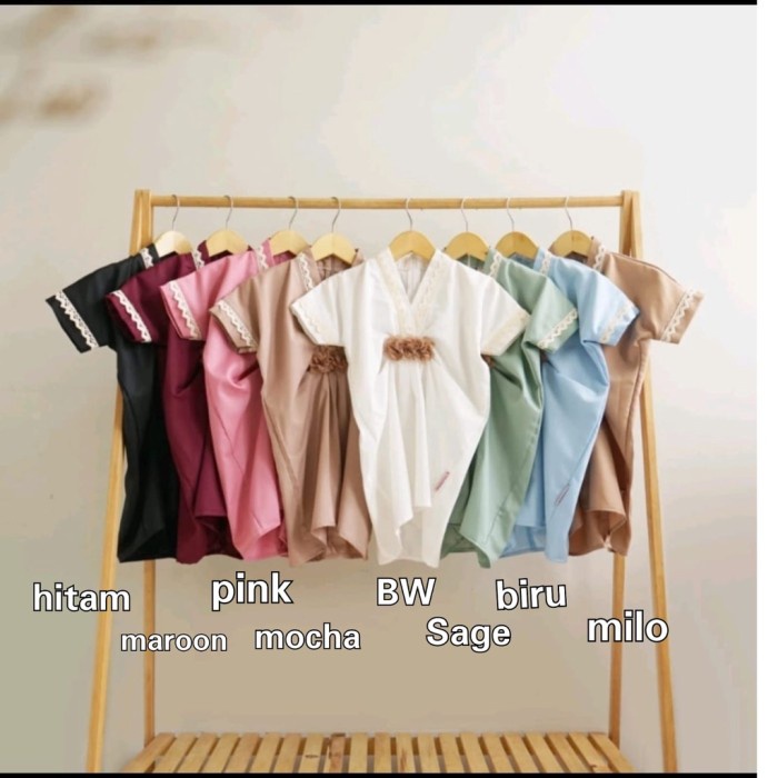 Baju Anak Cewek Kaftan Mecca Premium/ Kaftan Anak