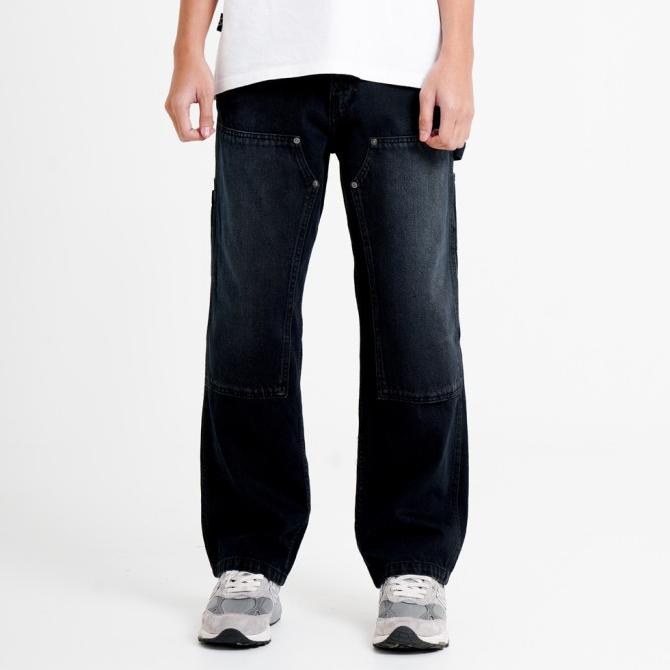 Amigos de Nimes - Treilis Black Vintage - Double Knee Denim