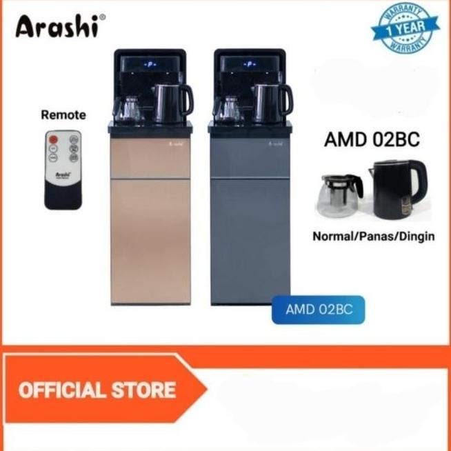 Arashi Dispenser Air Amd 02Bc - Galon Bawah - Dingin Es Dan Panas Taliza7