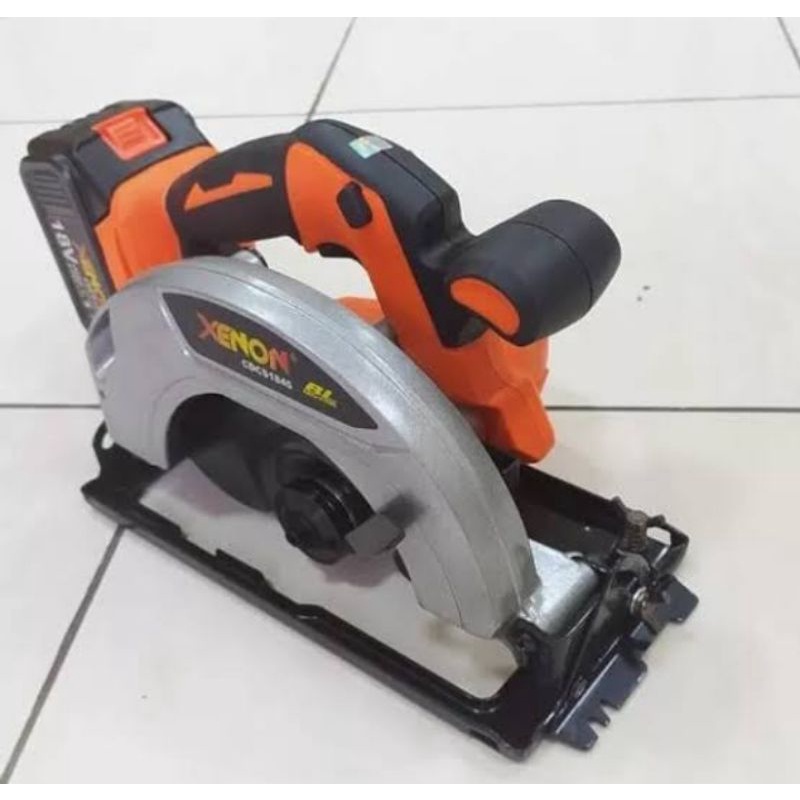 XENON Circular Saw Baterai Cordless Potong Kayu 7" (Bosch Dewalt)
