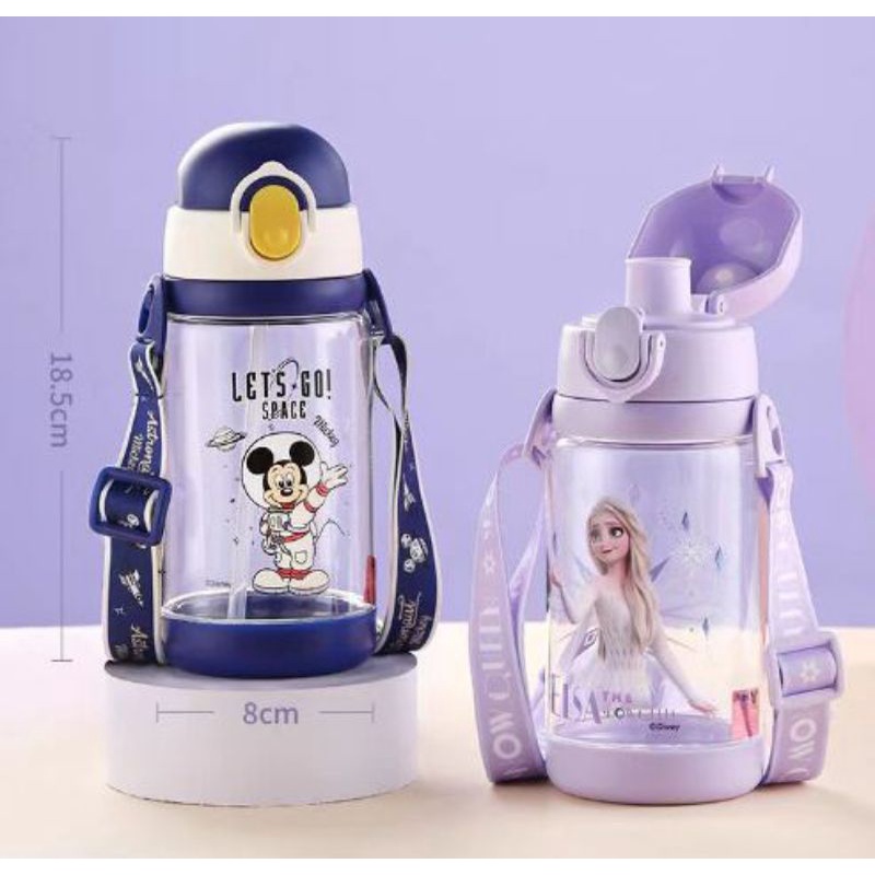 Botol minum Disney 2 fungsi/botol disney