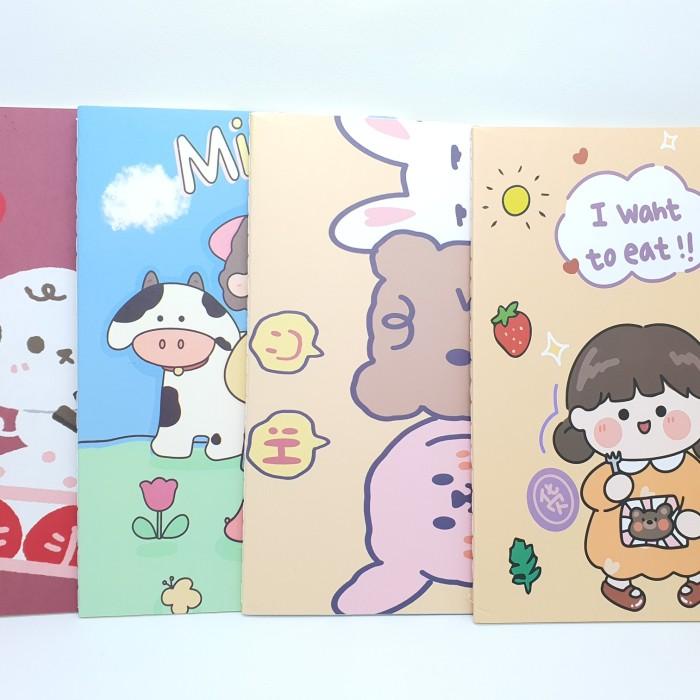 

Buku Notes Cute Notebook Lucu Import A5 Cartoon Karakter
