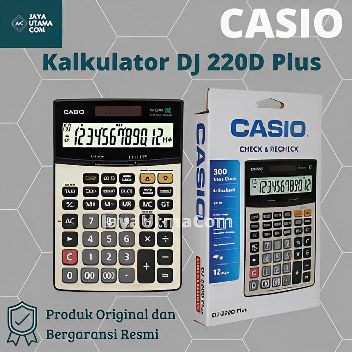 

Terlaris Kalkulator Casio Dj-220D Plus Original