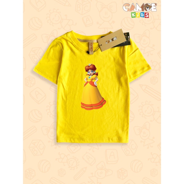 Kaos Anak KIDS Super Mario 3D Character Daisy