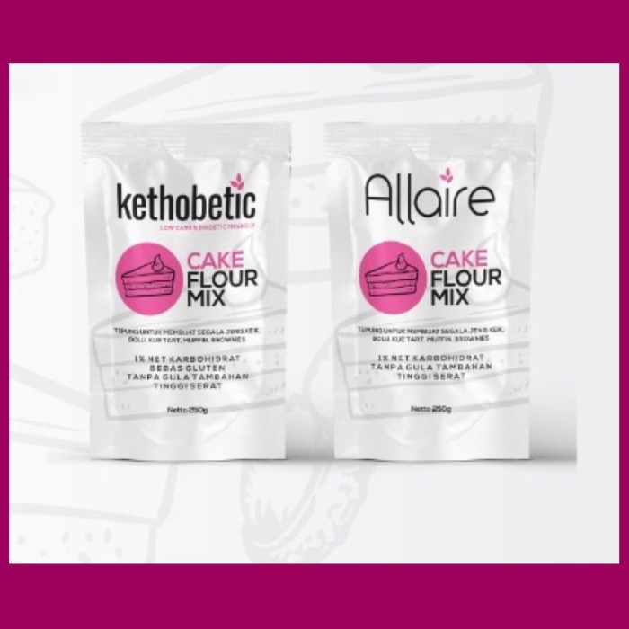 

Terlaris Bbb Ketobetic Cake Flour Mix Tepung Keto Untuk Cake 500Gr