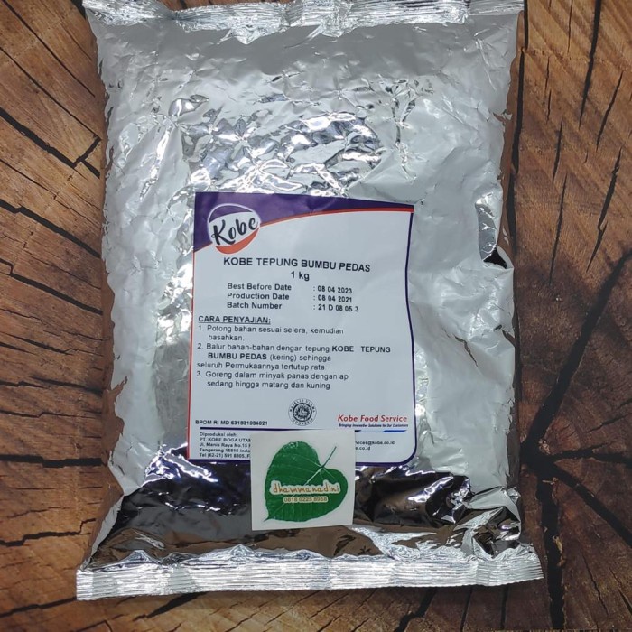 Terlaris Bbb Tepung Bumbu Pedas Kobe 1 Kg/Spicy Coating Mix/Pedes Cabe Cabai