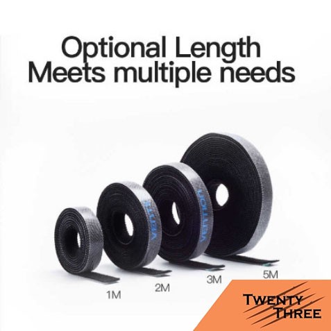 

Terlaris Cord Vention Cable Ties Clip Velcro Organizer Winder Perapih Pengikat Kabel
