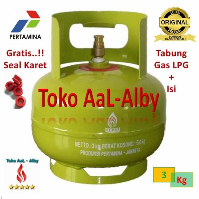 Tabung Gas 3 Kg LPG/Elpiji + Isi