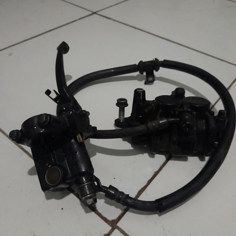 PENGEREMAN CAKRAM DEPAN CALIPER KALIPER MASTER REM DEPAN MEGAPRO MONO MONOSHOCK SECOND ORIGINAL