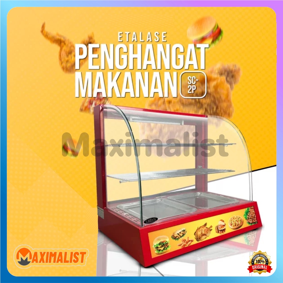 SC-1P SHOWCASE WARMER - Curved Glass Showcase - SC-2P SHOWCASE WARMER - Showcase Warmer Display