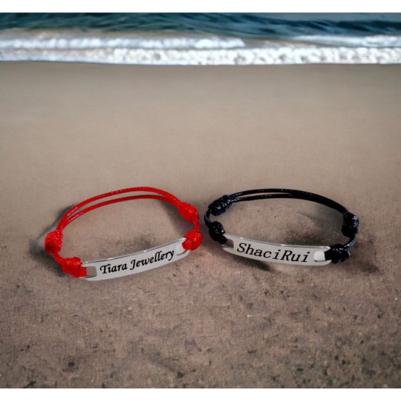 GELANG NAMA Titanium pesan sesuai namamu