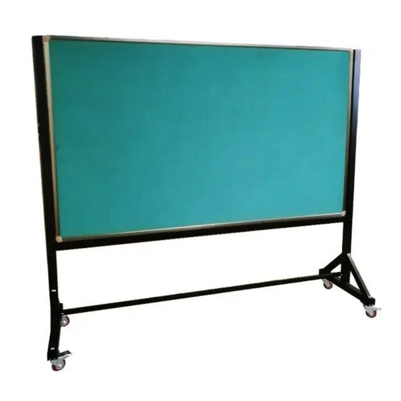 

Papan Tulis Kapur Gerak Roda Hijau dua sisi umumnya untuk Sekolah