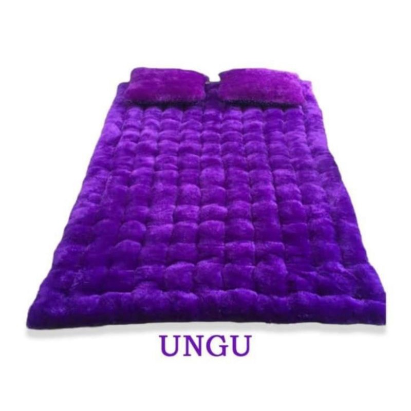 TERMURAH  kasur rasfur cimol gender lembut 120×165cm free 2 bantal bulu