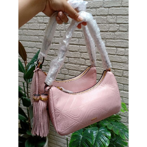 tas Hobo pink Bonia original