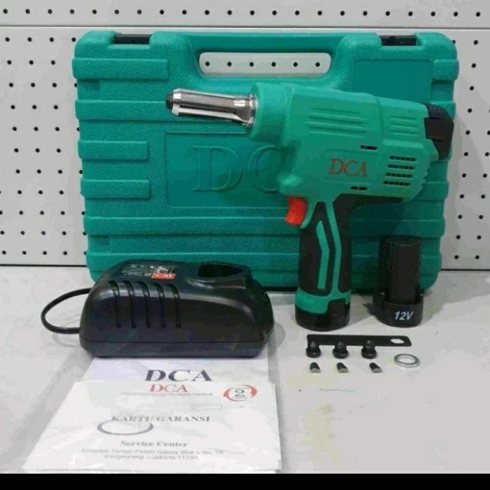 Dca Mesin Rivet Battery Dca Cordless Blind Riveting Gun Adpm40Ek