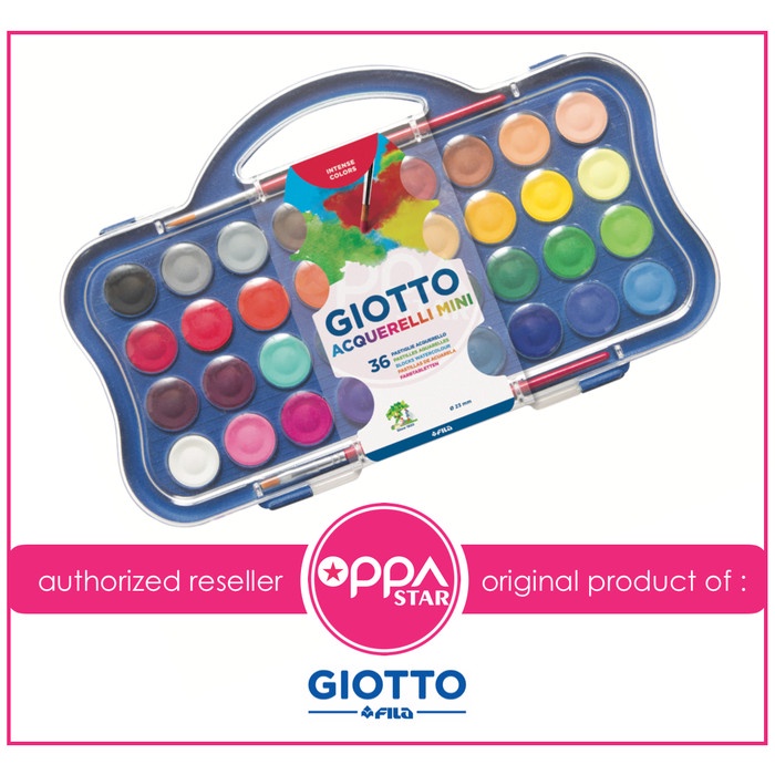 

Terlaris Giotto Acquerelli Mini Set 36 Warna Cat Air Watercolors Block