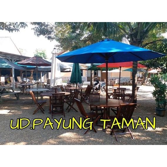 Meja Kursi Payung Taman Dan Payung Kafe Outdoor Onderdil