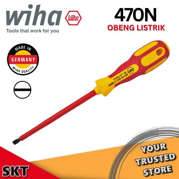 Obeng WIHA 470N Proturn 3K Electric Slotted Screwdriver Listrik Min AC