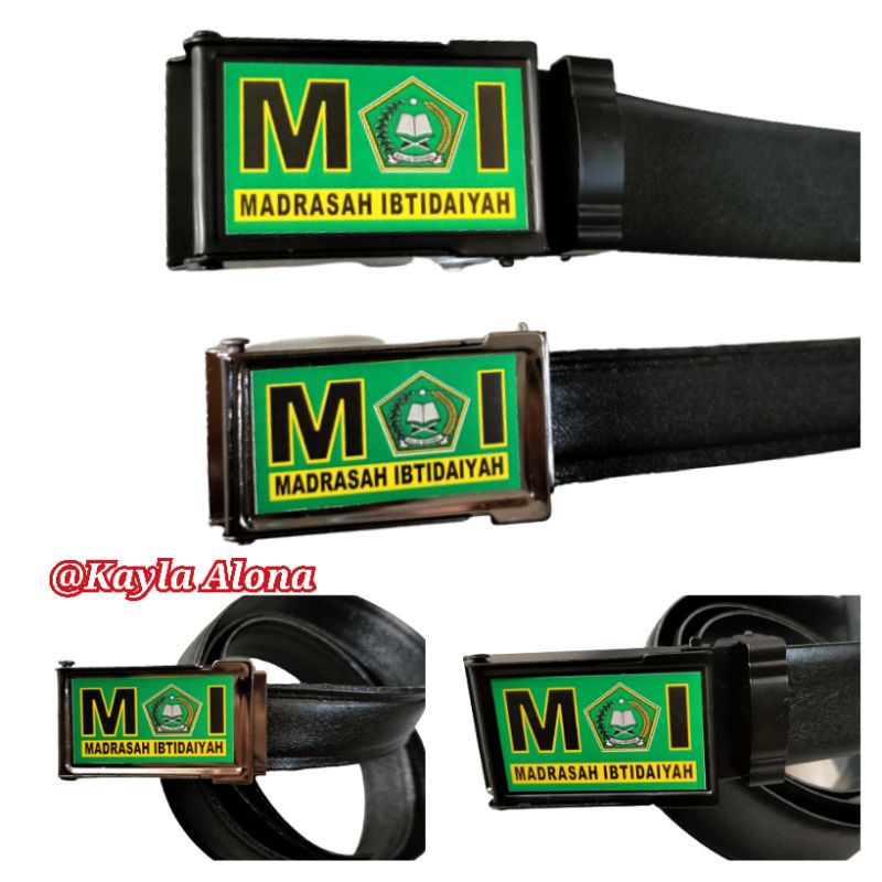 SABUK / GESPER / IKAT PINGGANG MADRASAH IBTIDAIYAH ( MI ) Bahan : Kulit Sintetis