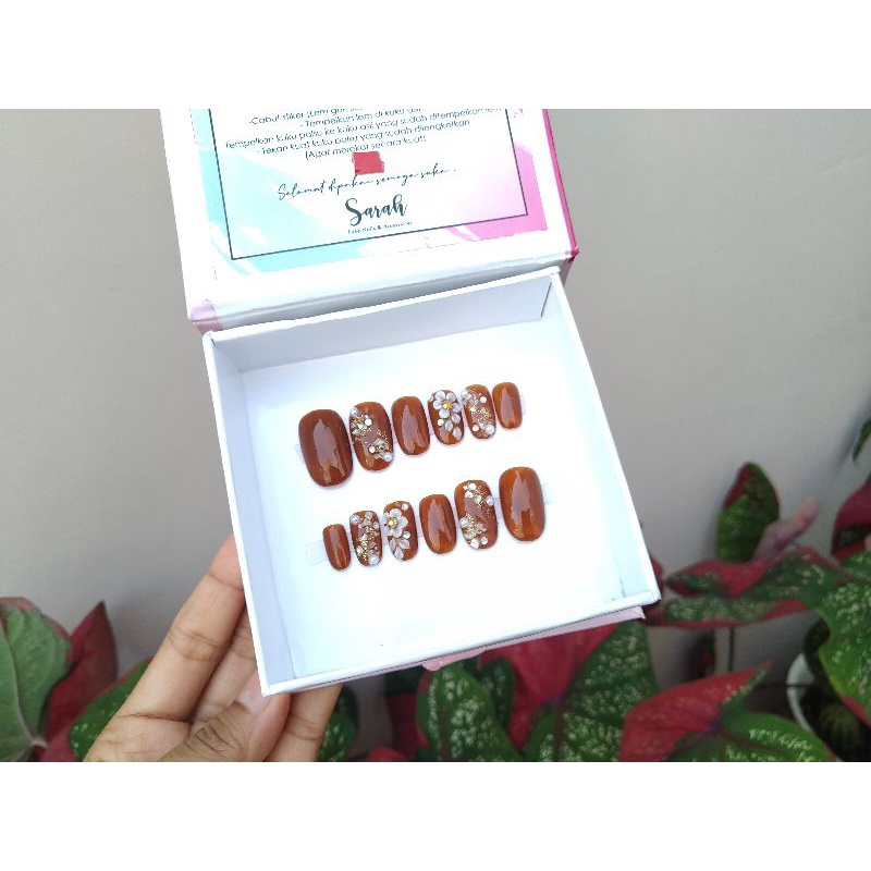 KUKU PALSU WEDDING, KUKU PALSU LAMARAN, KUKU PALSU 3D, KUKU PALSU PREMIUM, FAKE NAIL, NAIL ART, Press On Nails